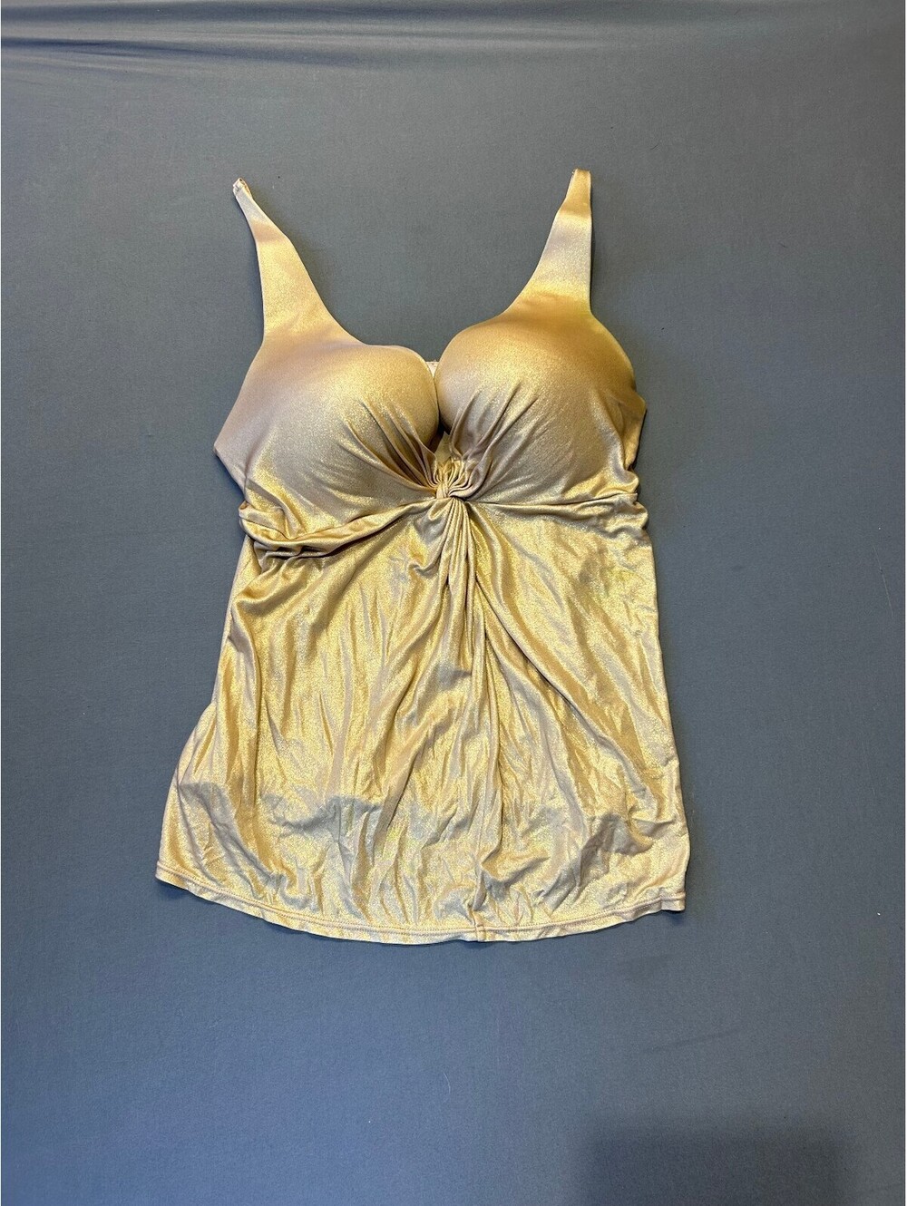 Victoria's Secret Very Sexy Gold Longline Bra Top Size 36C
